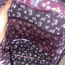 Vera Bradley Campus Backpack Maroon Floral Photo 5