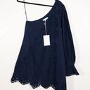 Hill House NWT  Navy Blue The Mila Linen Dress Size Medium Photo 2