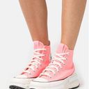 Converse  Run Star Legacy CX High Top Sneakers in Electric Blush/ Egret/ Black Photo 0