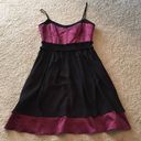 BCBGeneration  Party Cocktail Dress Black And Purple Size 0 BCBG Photo 4