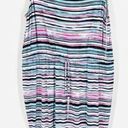 Lane Bryant NWT  Women's Sleeveless Elastic Waist Dress Sunset Stripes Size 18/20 Photo 0