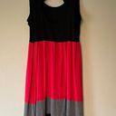 Pink Rose , Women’s, Pink & Black, Sleeveless Dress. Size Medium. Photo 1