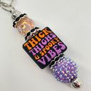 The Bar Keychain purse charm Beaded Keychain For Women,  Keychain, Silicone bead keyc Photo 4