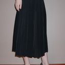 Jones New York  Black Pleated Maxi Skirt Photo 2