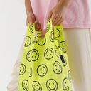 Baggu NWT Baby  Reusable Bag in Yellow Happy, Washable and Fits in your Bag 😃 Photo 2