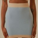 Peppermayo  sunday morning knit mini skirt in baby blue Photo 4