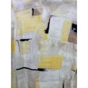 White House | Black Market  Zipper Stretch Light Weight Cardigan S Yellow White Blk Photo 4