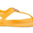 DKNY NWT  Jocelyn Flat T Strap Sandals Orange Photo 1