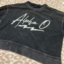 Charles River Apparel Alpha Omicron Pi Cropped Sweatshirt Photo 1