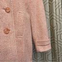 Braetan Pink Tweed Wool blend Double Breasted Pea Coat Women’s Size L Size L Photo 8