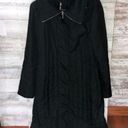 BCBGMAXAZRIA  Long black quilted puffer coat womens trench coat winter co…​ Photo 1