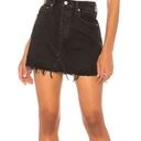 AGOLDE Distressed Denim Mini Skirt Photo 2