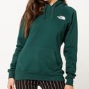 The North Face  Sz M Womens Red Box Pine Never Stop Exploring Green Fleece Hoodie Photo 4