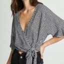 Rails  Athena Gingham Crop‎ Blouse Photo 0