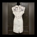 Sans Souci sleeveless white lace dress. Size XL Photo 1