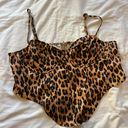 Pretty Little Thing leopard print corset Photo 0