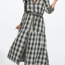 Eloquii  Plaid Button Front Maxi Dress Size 20 Photo 0