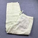 J.Jill  Pants Womens Size XL Light Green Linen Flowy Lagenlook Boho Preppy Beach Photo 0