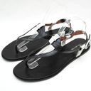 via spiga  Capris Black White Sandals Size‎ 10 Photo 0