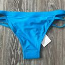 Women’s size XS extra small Sporti solid cheeky Bright blue swim bikini bottom Photo 4