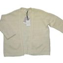 Sézane NWT Sezane Firmin in Ecru Mohair Fancy Knit Open Cardigan Sweater M Photo 0