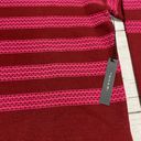 Tahari NEW  Maroon Mock Neck Stripe Sweater Size XLarge Photo 1