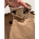 Coach Short Trench Tan Coat Photo 6