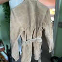 Jacket Leather Tan Size M Photo 1