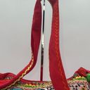 Harvé Benard Harve Bernard Vintage Boho Patchwork and Embroidered Hobo Bag Photo 2