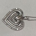 Heart shaped pendant necklace. NWT. Sterling silver. Love. Charm. Silver chain. Photo 6