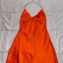 White Fox Boutique White Fox Mini Orange Dress Photo 0