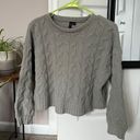 moon&madison Marshalls Green Cropped Sweater Photo 0