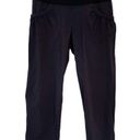 prAna  Summit Crop Pants Capri Sz Small Black Nylon Hiking Outdoors Photo 3