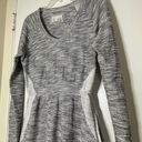 Anthropologie  saturday sunday gray long sleeve sweater dress with pockets size S Photo 3