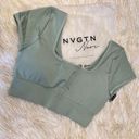 NVGTN NWT  XS Sage Green Seren Bra Photo 2