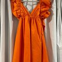 Day & Moon Mini Summer Dress Orange Photo 0