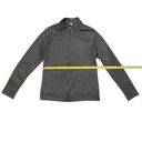 Alo Yoga  Jacket Women’s Large Gray Windbreaker Sweatshirt Zip Thumbholes Pockets Photo 9