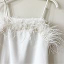 Elliatt  Harley Dress in Ivory with Feathers Size Small Photo 8