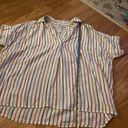 Madewell  Short Sleeve Vertical Striped Top Photo 6