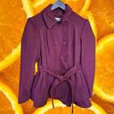 Celebrity Pink  Brand‎ Purple Pea Coat with Belt Size Large Photo 0