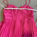 Lulus NWOT  Cascading Crush Hot Pink Tiered Bustier Midi Dress Photo 1