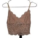 Lulus NEW  LACE PINK ROSE BRALETTE size small Photo 2