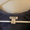 L.L.Bean  Navy Blue Quarter Zip Jacket Photo 2