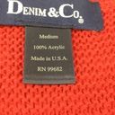 Denim & Co sweater jacket M Red Size M Photo 12