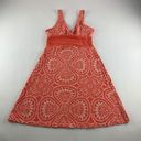 Patagonia  Coral Batik Printed Jersey Knit Sun Dress S Photo 0