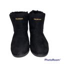 Juicy Couture NWOT  Kingle Black Suede Fuzzy Ankle Boots Photo 1