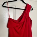 Jay Godfrey NWT Revolve  Stone One Shoulder Gown in Bold Red Photo 2