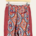 Liliana Anthropologie Lilka Orange Printed Cotton Boho Palazzo Pants Size S Photo 4