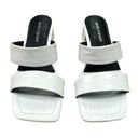 Marc Fisher  White Yori Heeled Slip-On Sandals Photo 2