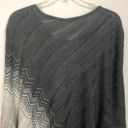 Women's Dip Dye Asymmetrical Poncho/Sweater Size M Size M Photo 6